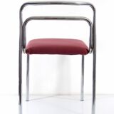 Seventies chrome vintage dining chairs