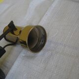 Pair of Lita design spotlights from the 70's, gilded
