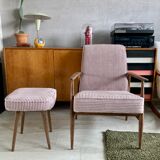 Armchair & ottoman 300-190