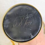 Gold metal bedside lamp