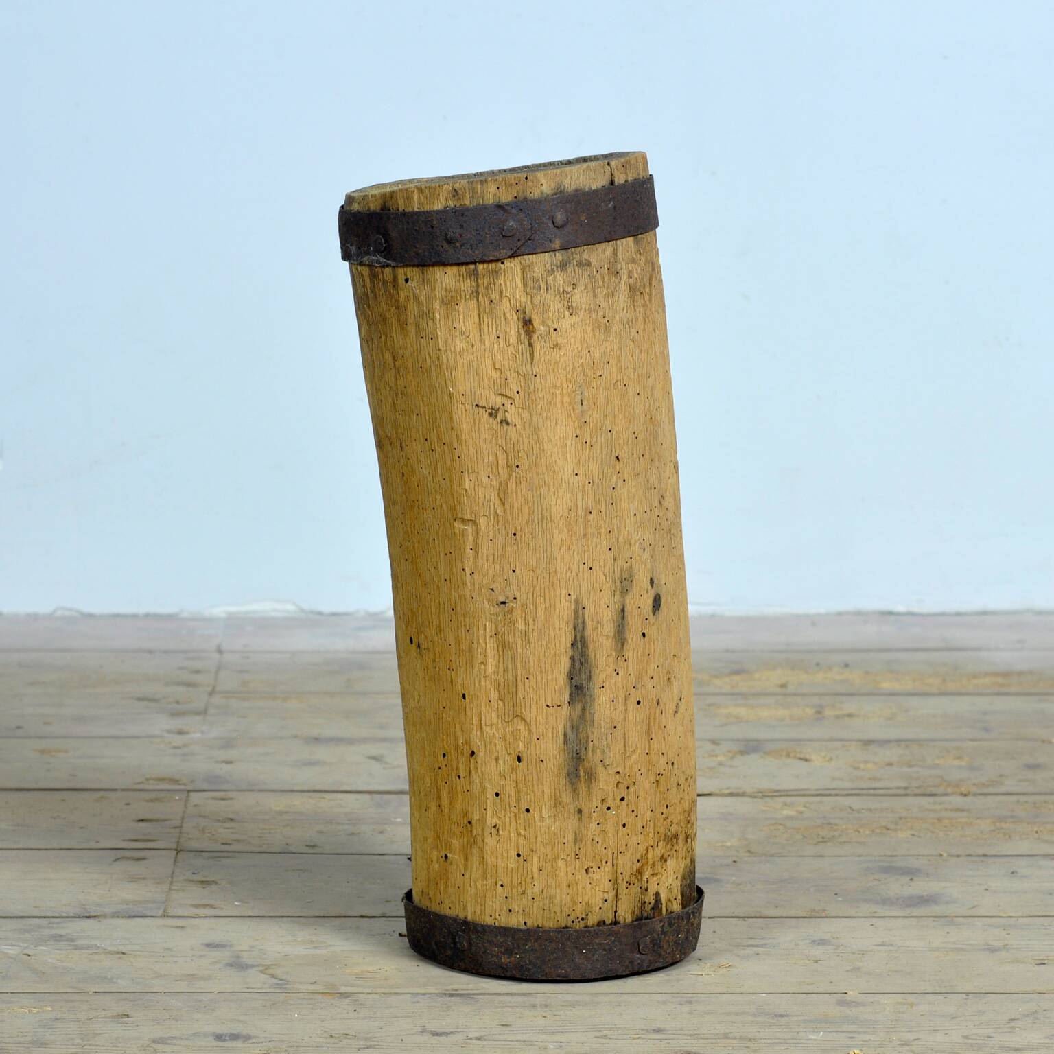 Primitive storage barrel/vase, circa 1900