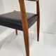 Suite of 6 Scandinavian chairs 1960 vintage