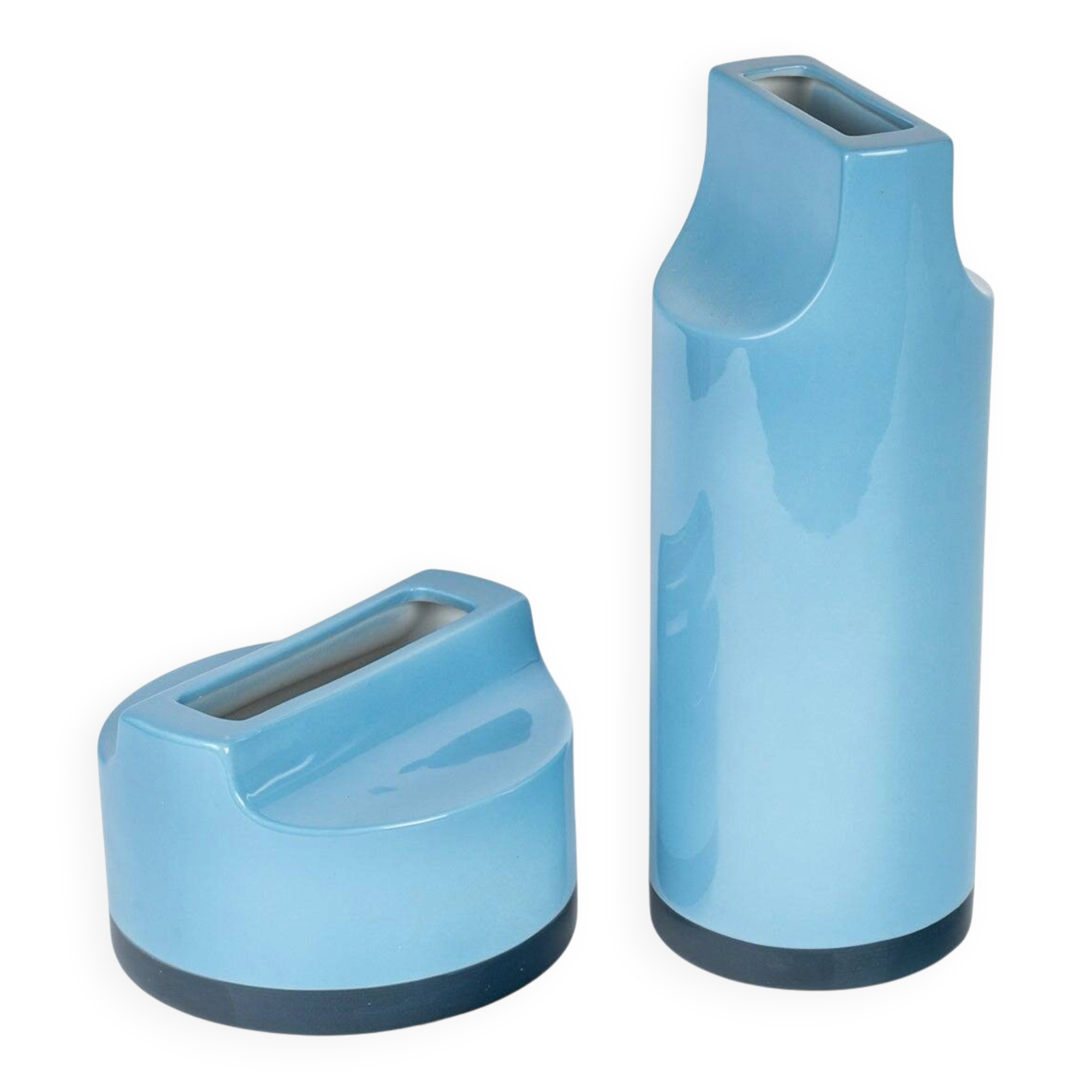 Pair of "Whistle" vases by Ettore Sottsass for Habitat, 2000