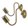 Art Deco wall lamps, Poland, 1950s, set of 2