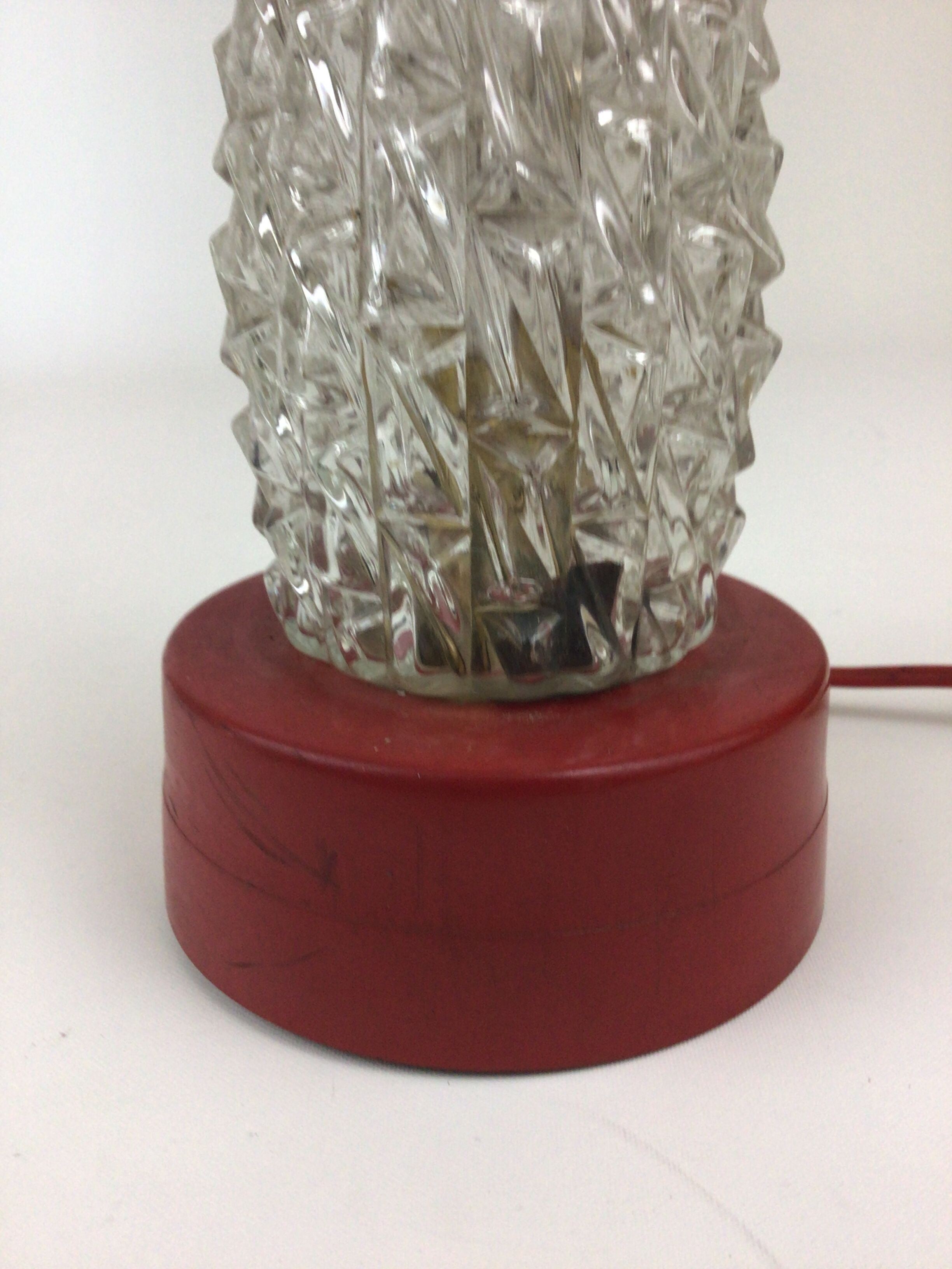 Lampe veilleuse vintage 60´s métal verre