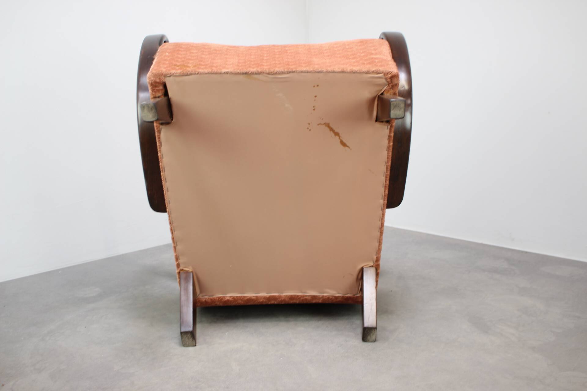 Set of Four Jindrich Halabala  Dining Chairs, Czechoslovakia, 1950s