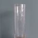 Bubble glass cylinder vase