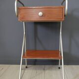 Vintage bedside table jacques hitier style