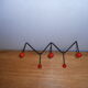 Coat rack in black iron