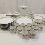 Service à café et à thé en porcelaine de Limoges signé Paul Pastaud
