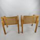Paire de chaises olivo pietro