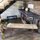 Old wooden bench