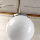 Bauhaus opaline globe pendant light 25 cm - mid-20th century
