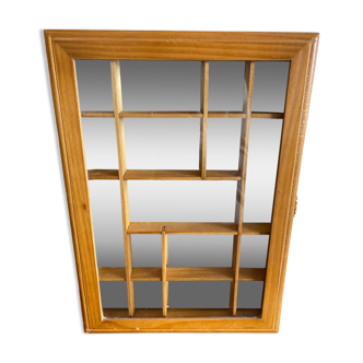 Wall display case for miniatures