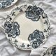 4 ironstone dinner plates “Les Violettes” Salins