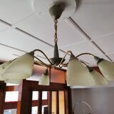 Vintage ceiling light with 8 arms
