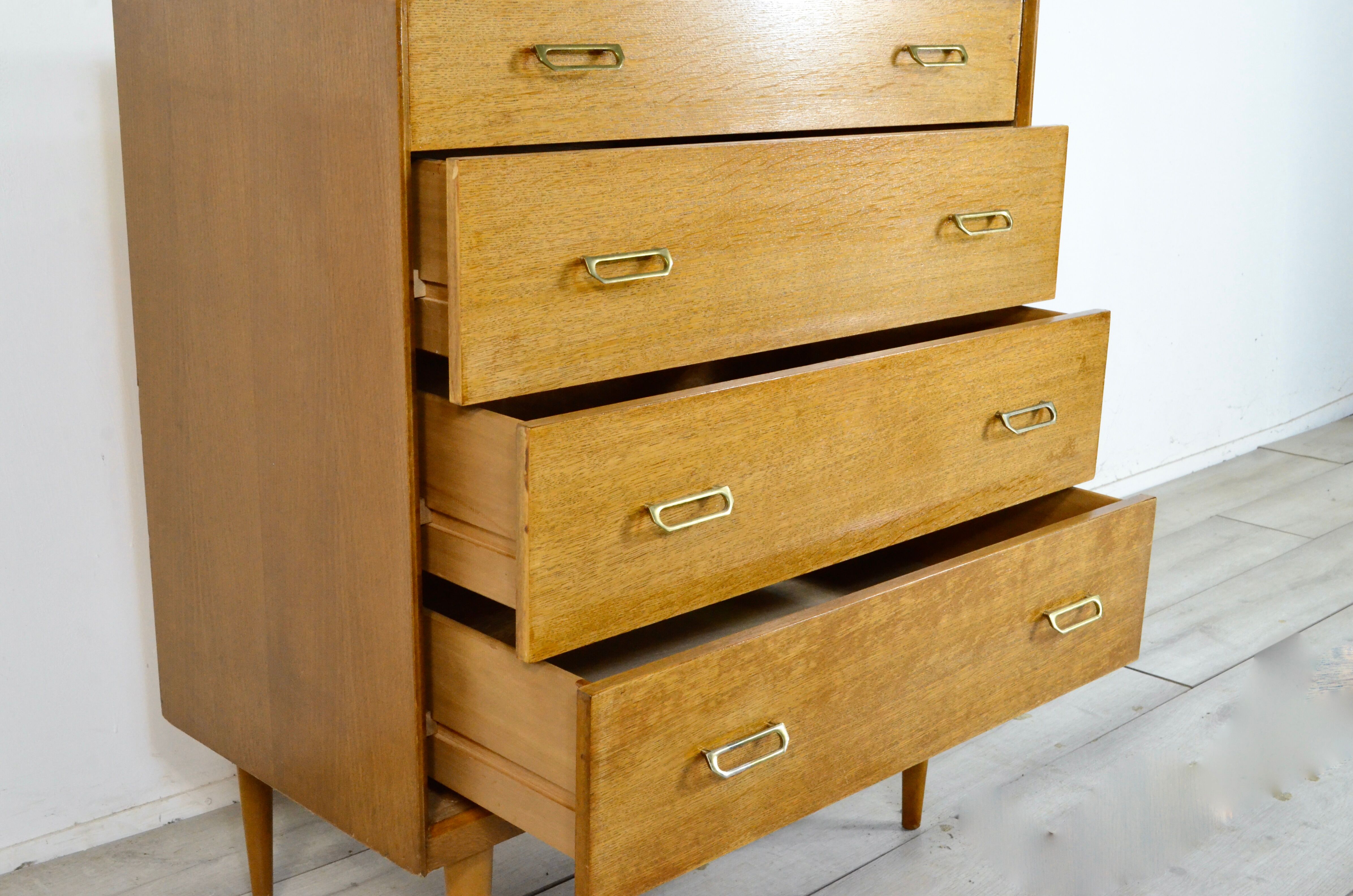 Midcentury tallboy / chest of drawers in teak