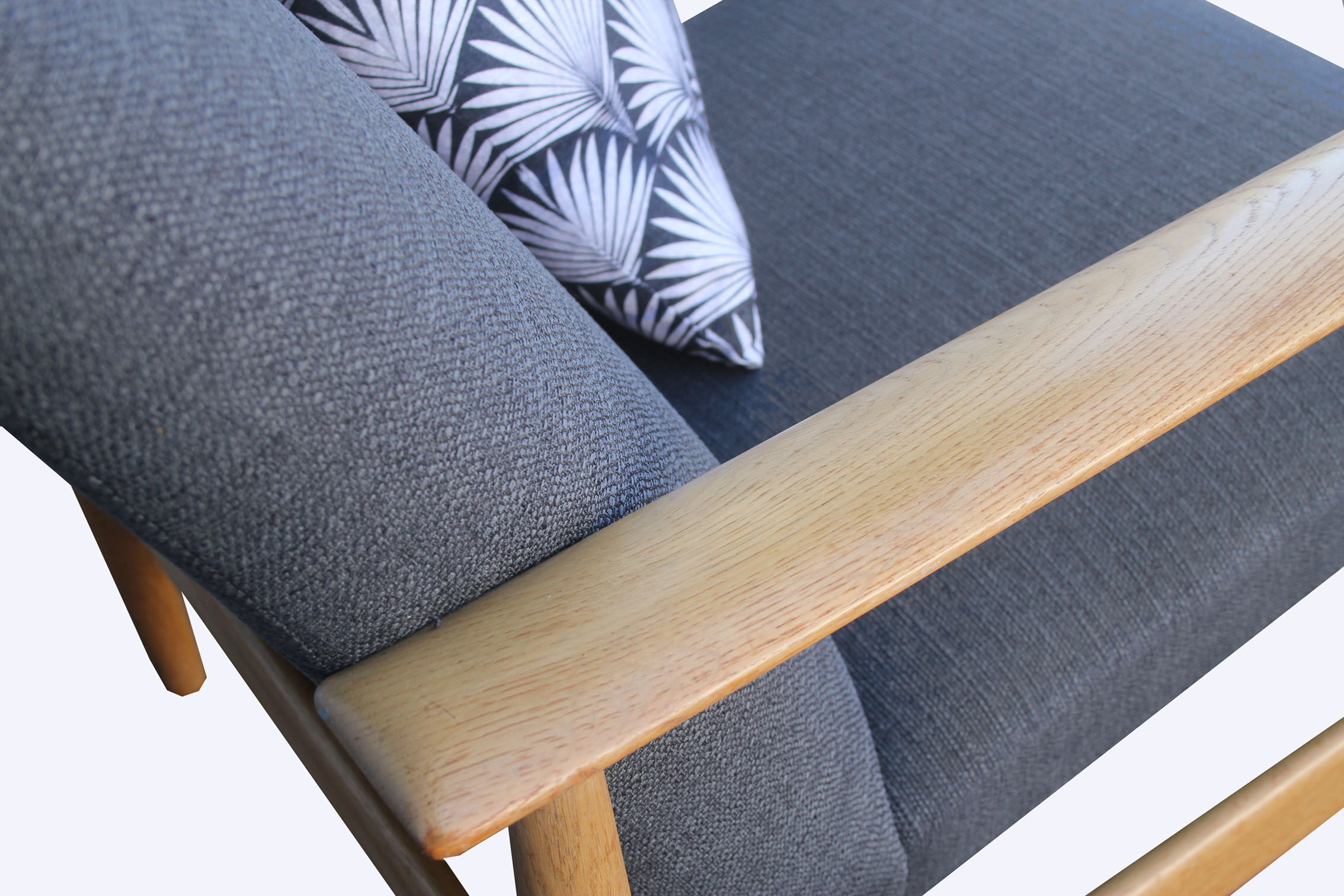 1960s Armchair Wilhelm Knoll in oak wood