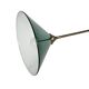 Vintage pendant lamp – billiard lamp – opaline glass – brass – 1960s