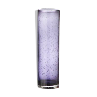 Vase en verre violine