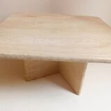 Travertine coffee table 70s