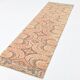 Brunt Orange Scandi Style Vintage Persian Runner Rug, 90x284 Cm