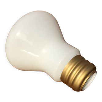 Bulb-shaped opaline globe