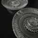 Glass candle holders