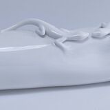 Vase rouleau lézards en porcelaine