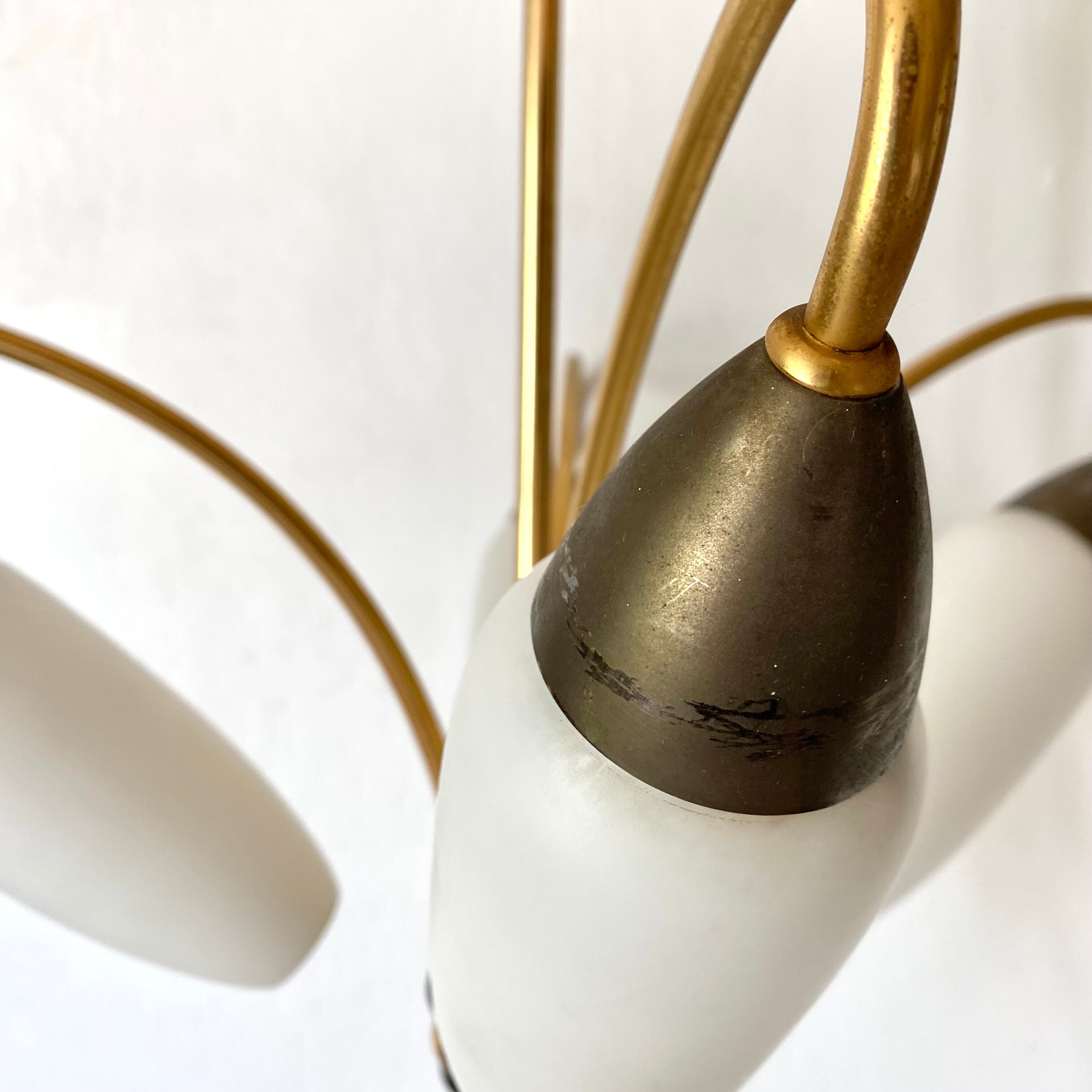 4-light chandelier from the 50s/60s