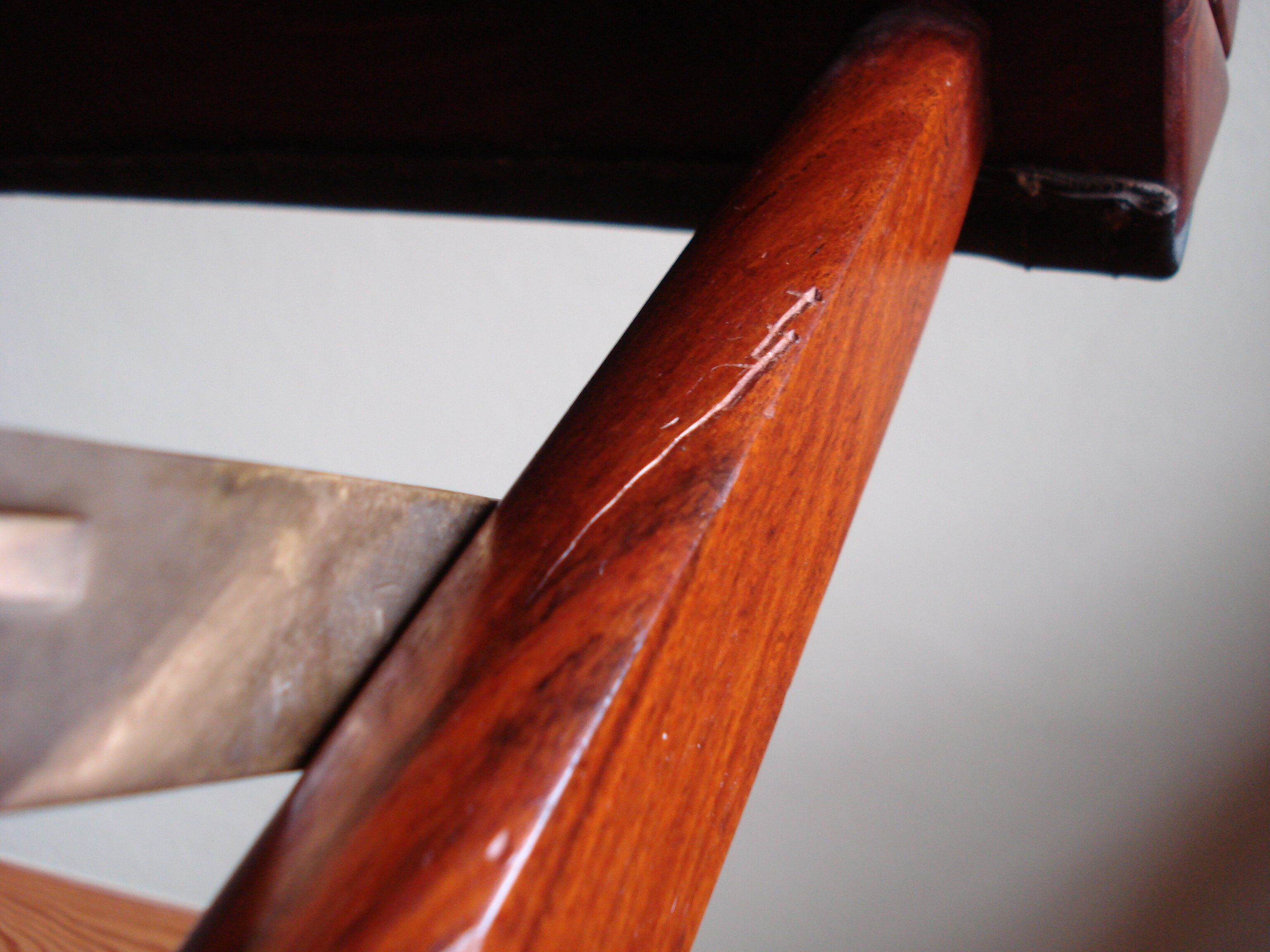 Chaise vintage en palissandre par M. Hayat & Bros, années 1970