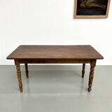 Small farmhouse table / desk in solid cherry wood