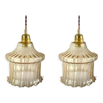 Set of two new electrified gold suspensions