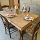 Solid oak table