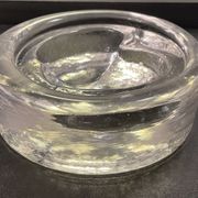 Vide poche vintage pomme en verre moulé