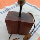 Art Deco solid wood lamp base