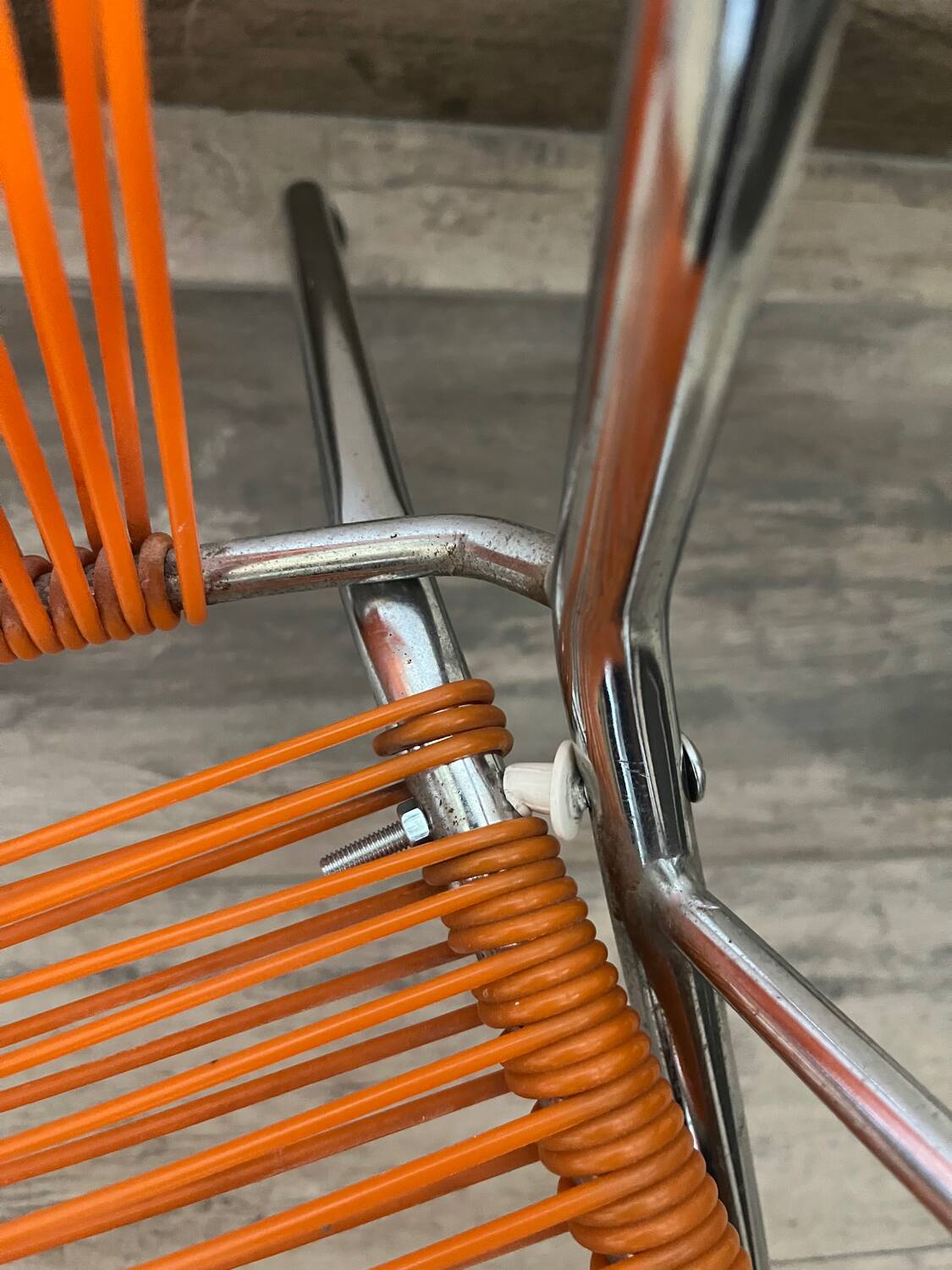 Scoubidou children's armchair