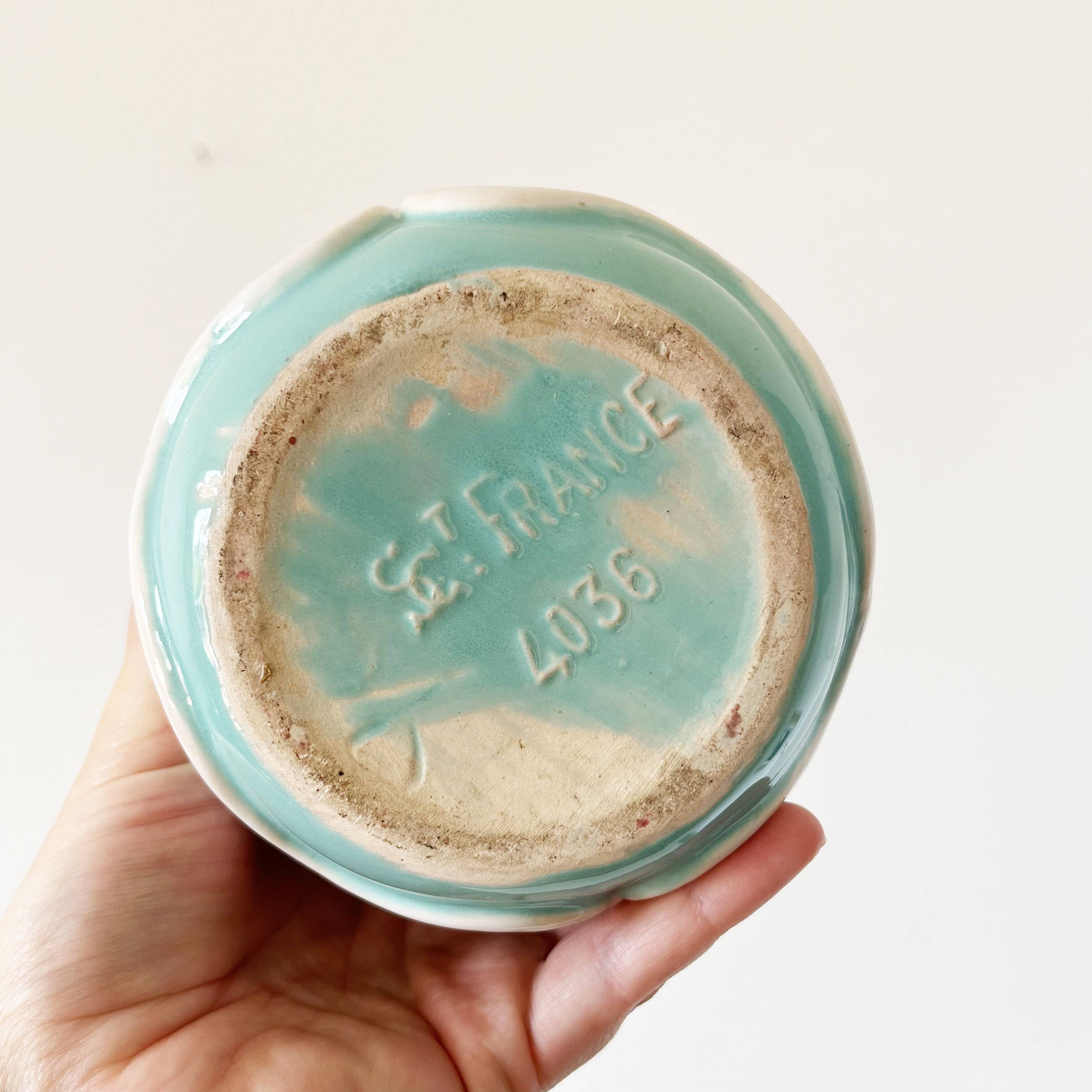 Saint Clement Art Deco Ceramic Vase 1940