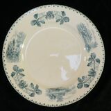 Round earthenware dish terre de fer bocage nº2