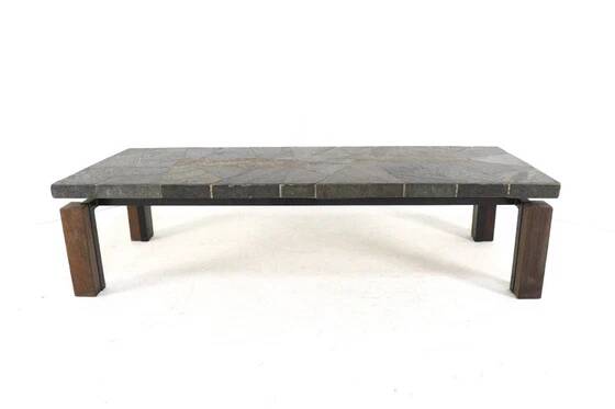Vintage coffee table 'Fish' brutalist