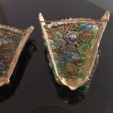 Pair of Art Deco period wall lights
