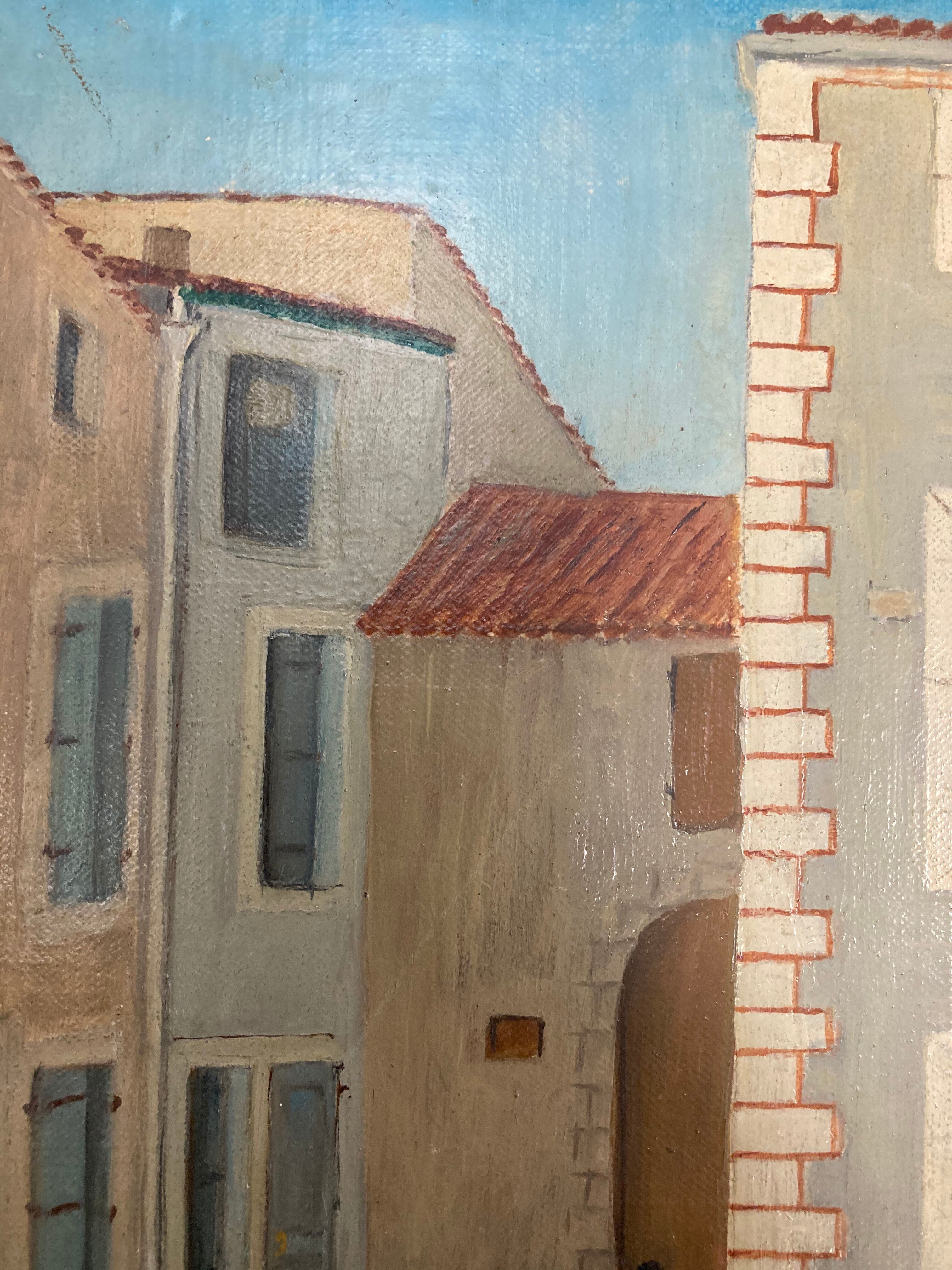 Huile sur panneau
