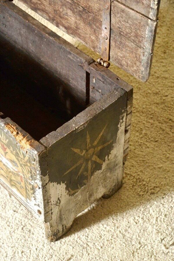 Coffre Alsacien Début 18eme Siècle