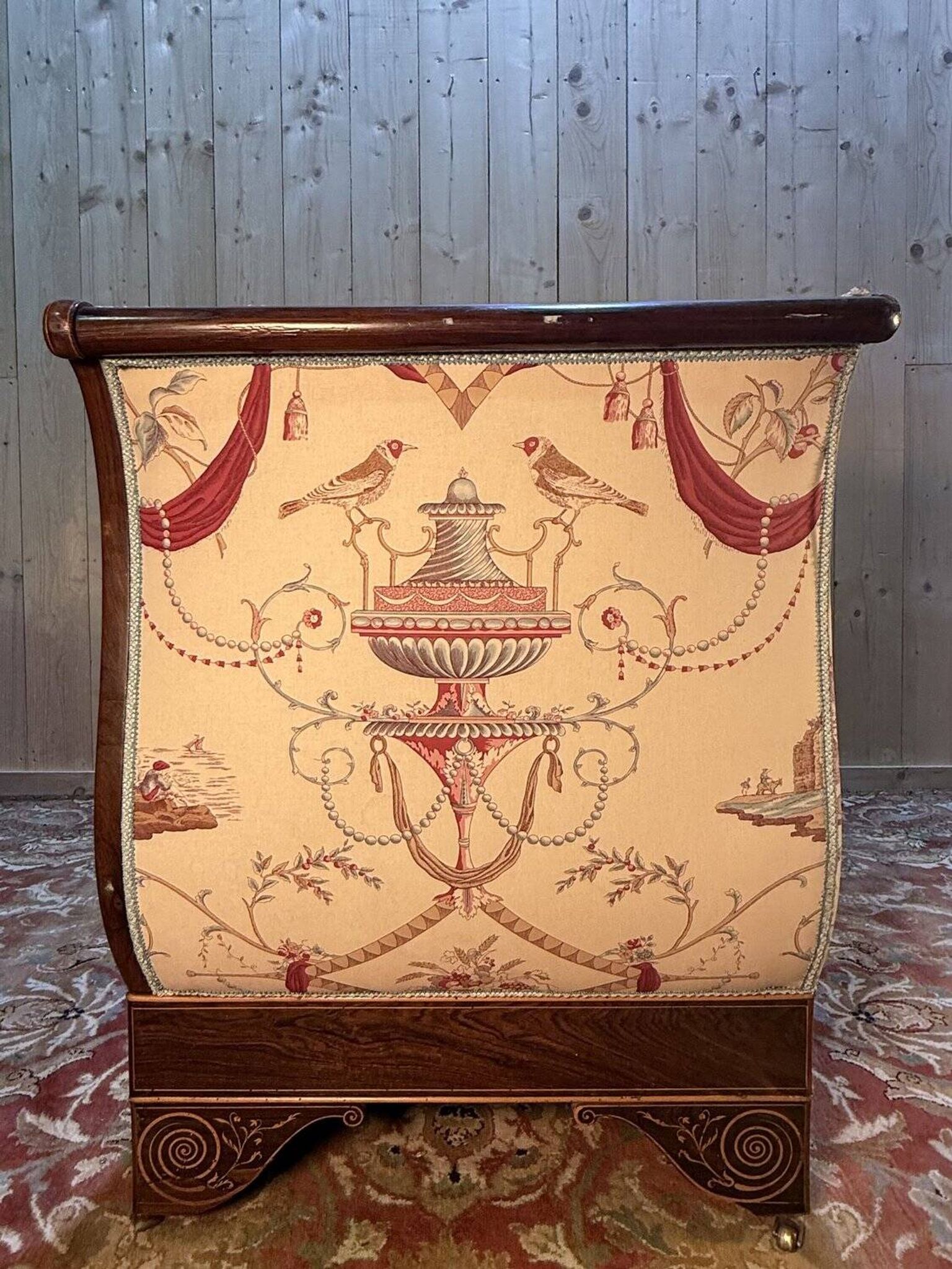 Charles X period Recamier bench