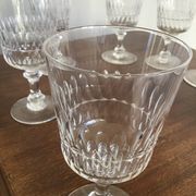 Lot de 6 verres à pied en cristal