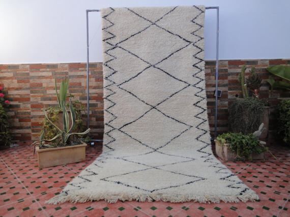 Beni ouarain 263x115cm hallway carpet