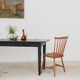 Large black farmhouse table 1950
