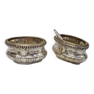 Medici silver salt cellars