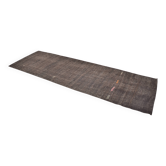 Neutral Turkisk Hanwoven Kilim Runner sku 2002