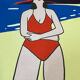 Illustration "Pose on the beach"